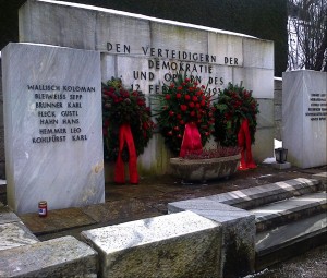 Gedenkstätte für die Februar-Kämpfer in Bruck an der Mur
